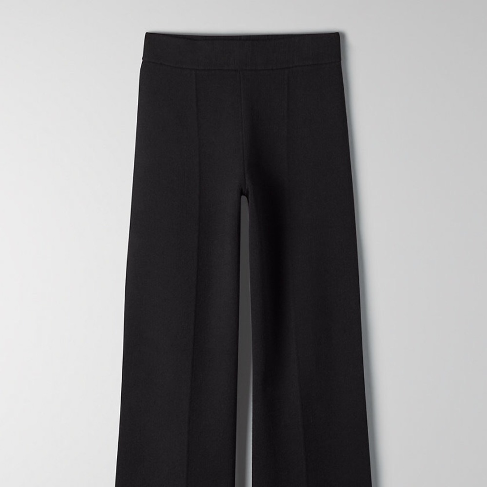 Aritzia Wilfred. black wide pants